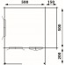Blokhut 5x5+2Z Complete Interflex 500+150x500+200 cm