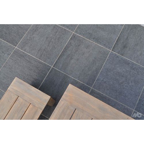 Ceramic Tiles Premium line Durban Slate Sell Pillarguri black 60x60x2 cm