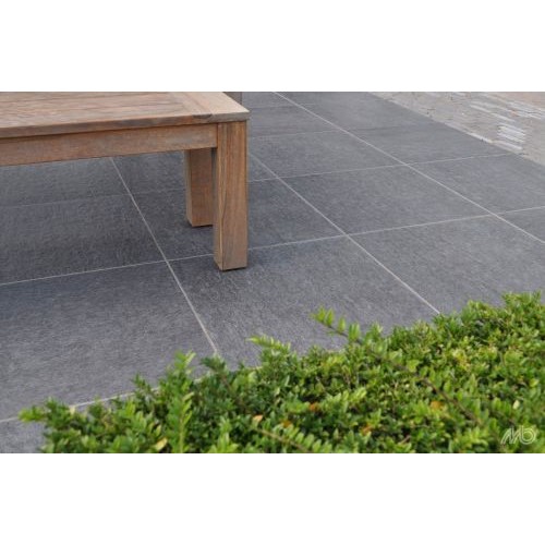 Ceramic Tiles Premium line Durban Slate Sell Pillarguri black 60x60x2 cm