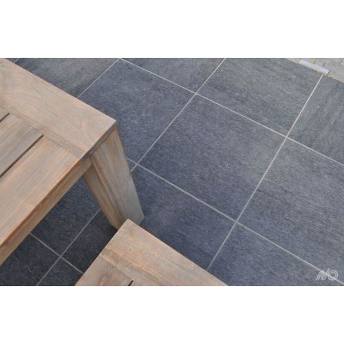 Ceramic Tiles Premium line Durban Slate Sell Pillarguri black 60x60x2 cm