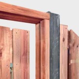 Tuindeurkozijn douglas 210 x 90>160 cm +€ 35,95