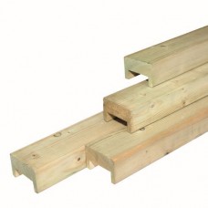 Afdeklat luxe geïmpregneerd vuren 3-planks 180 cm