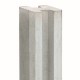 Betonpaal grijs sleuf t.b.v. blokhutprofiel 10x10x280 cm eindpaal
