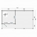 Blokhut Ragna 320+400x320+100 cm
