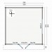 Blokhut Southampton 540x540+90 cm