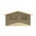 Blokhut Stian 400x400+140 cm Onbehandeld