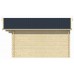 Blokhut Ulrik 380x380+70 cm