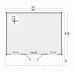 Blokhut Viggo 500x380+100 cm