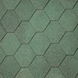 Dakshingles hexagonaal groen +€ 369,50
