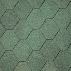 Dakshingles hexagonaal groen Dakshingles hexagonaal groen