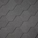 Dakshingles hexagonaal zwart