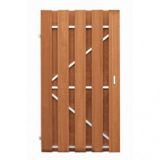 Tuindeur hardhout bangkirai met frame 180x100 cm 103395L Tuindeur hardhout bangkirai met frame 180x100 cm 103395L