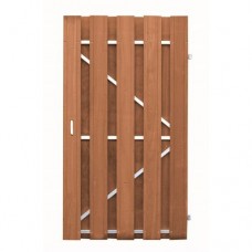 Tuindeur hardhout bangkirai met frame 180x100 cm 103396R Tuindeur hardhout bangkirai met frame 180x100 cm 103396R