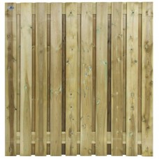 Tuinscherm geïmpregneerd grenen 180x180 cm 21-planks 103436