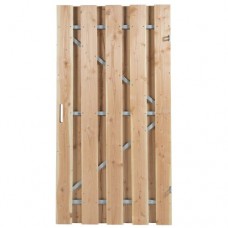 Tuindeur Douglas ruw met frame 180x180 cm 133060 Tuindeur Douglas ruw met frame 180x180 cm 133060
