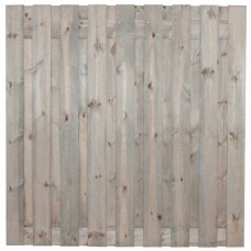 Tuinscherm Luik zilvergrijs gedompeld grenen 180x180 cm Tuinscherm Luik zilvergrijs gedompeld grenen 180x180 cm