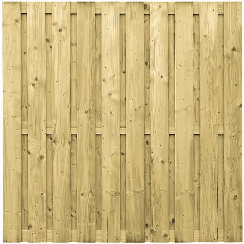 pakket Somatische cel getrouwd Tuinscherm geïmpregneerd vuren 180x180 cm 19-planks 103286