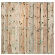 Aanbieding tuinscherm geïmpregneerd grenen 14 mm 180x180 cm recht