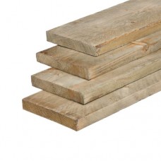 Steigerplank vuren geïmpregneerd gedroogd 2,9x19x400 cm Steigerplank vuren geïmpregneerd gedroogd 2,9x19x400 cm