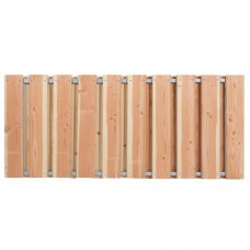Hek stalen frame geschaafd Douglas 80x180 cm 133085 Hek stalen frame geschaafd Douglas 80x180 cm 133085