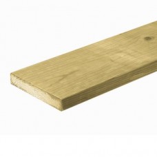 Tuinplank geïmpregneerd vuren 2,8x14,5x420 cm 103036