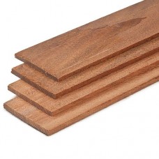 Strip hardhout bezaagd 0,6x10 cm