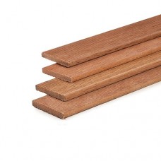 Hardhout timmerhout geschaafd reliëf 1,2x9x180 cm Hardhout timmerhout geschaafd reliëf 1,2x9x180 cm
