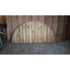 Vlonder halfrond geïmpregneerd grenen 150 cm Vlonder halfrond geïmpregneerd grenen 150 cm