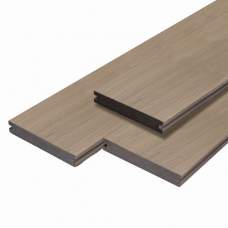 Vlonderplank composiet massief supreme 2x14x400 cm smoke grey