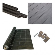 Vlonder compleet pakket composiet 21 mm composiet regels Vlonder compleet pakket composiet 21 mm composiet regels