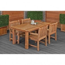 Teak dinner tafel modern 250 x 100 cm