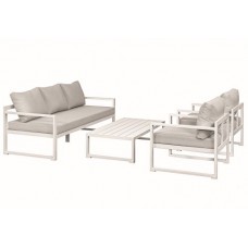 Textileen loungeset buffalo wit Textileen loungeset buffalo wit