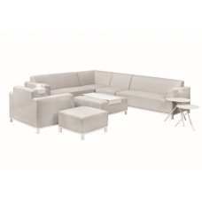 Textileen loungeset Colorado Springs licht grijs Textileen loungeset Colorado Springs licht grijs