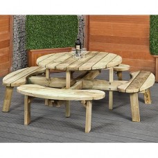 Picknicktafel rond