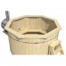 Hottub vurenhout interne kachel