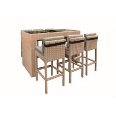 Wicker barset Danville donker bruin Wicker barset Danville donker bruin