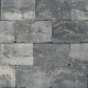 Abbeystones 20x30x6 cm grijs zwart