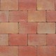 Trommel 20x30x6 cm geel rood