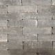 Trommel waalformaat Abbeystones 20x5x7 cm grijs zwart