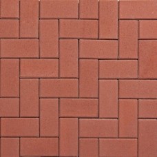 Betonklinker 21x10,5x8 cm rood met deklaag Betonklinker 21x10,5x8 cm rood met deklaag