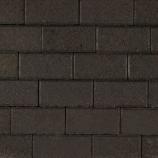 Betonklinker 21x10,5x8 cm zwart met deklaag Betonklinker 21x10,5x8 cm zwart met deklaag