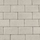 Betonklinker 21x10,5x8 cm grijs met deklaag