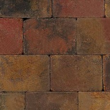 Trommelsteen 20x30x6 cm bont gv Trommelsteen 20x30x6 cm bont gv