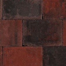Trommelsteen 20x15x6cm rood zwart Trommelsteen 20x15x6cm rood zwart