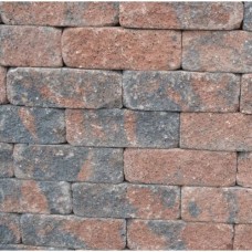 Splitrocks hoekstuk getrommeld 11x13x29 cm bruin zwart Splitrocks hoekstuk getrommeld 11x13x29 cm bruin zwart