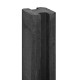 Betonpaal antraciet e-sleuf 10x10x270 cm tussenpaal