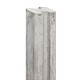 Betonpaal grijs sleuf 11,5x11,5x280 cm hoekpaal