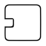 Betonpaal grijs 10x10x278 cm diamantkop eindpaal +€ 43,95