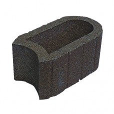 Hangflor ovaal 40x25x20 cm zwart Hangflor ovaal 40x25x20 cm zwart