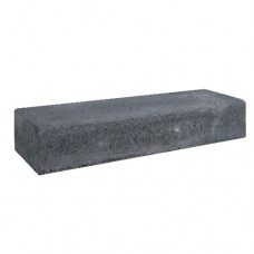Retro betonbiels 12x20x60 cm zwart
